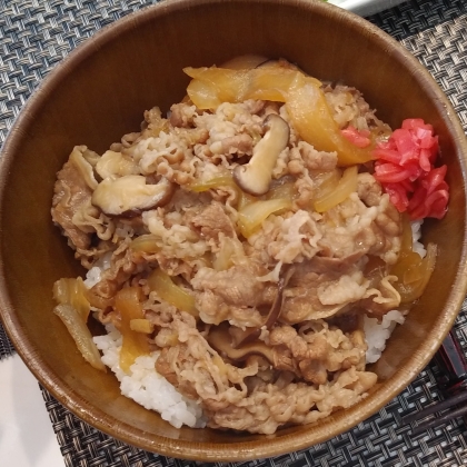 簡単で美味しい！おうち牛丼♪
