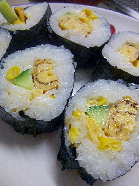 巻き寿司 マヨコーン レシピ 作り方 By ほぉみぃ 楽天レシピ 巻き寿司 マヨコーン レシピ 作り方 By ほぉみぃ 楽天レシピ