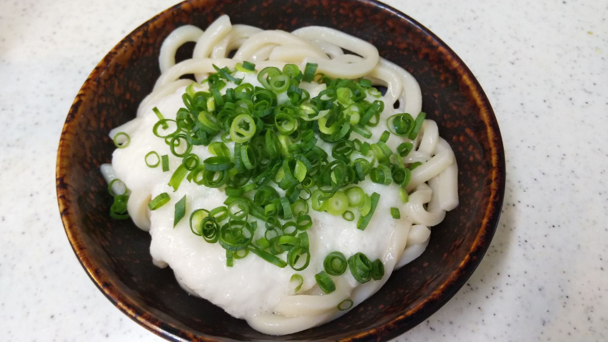 冷やしとろろうどん