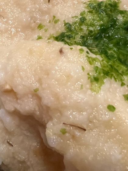 自然薯でとろとろ☆味噌風味のとろろご飯