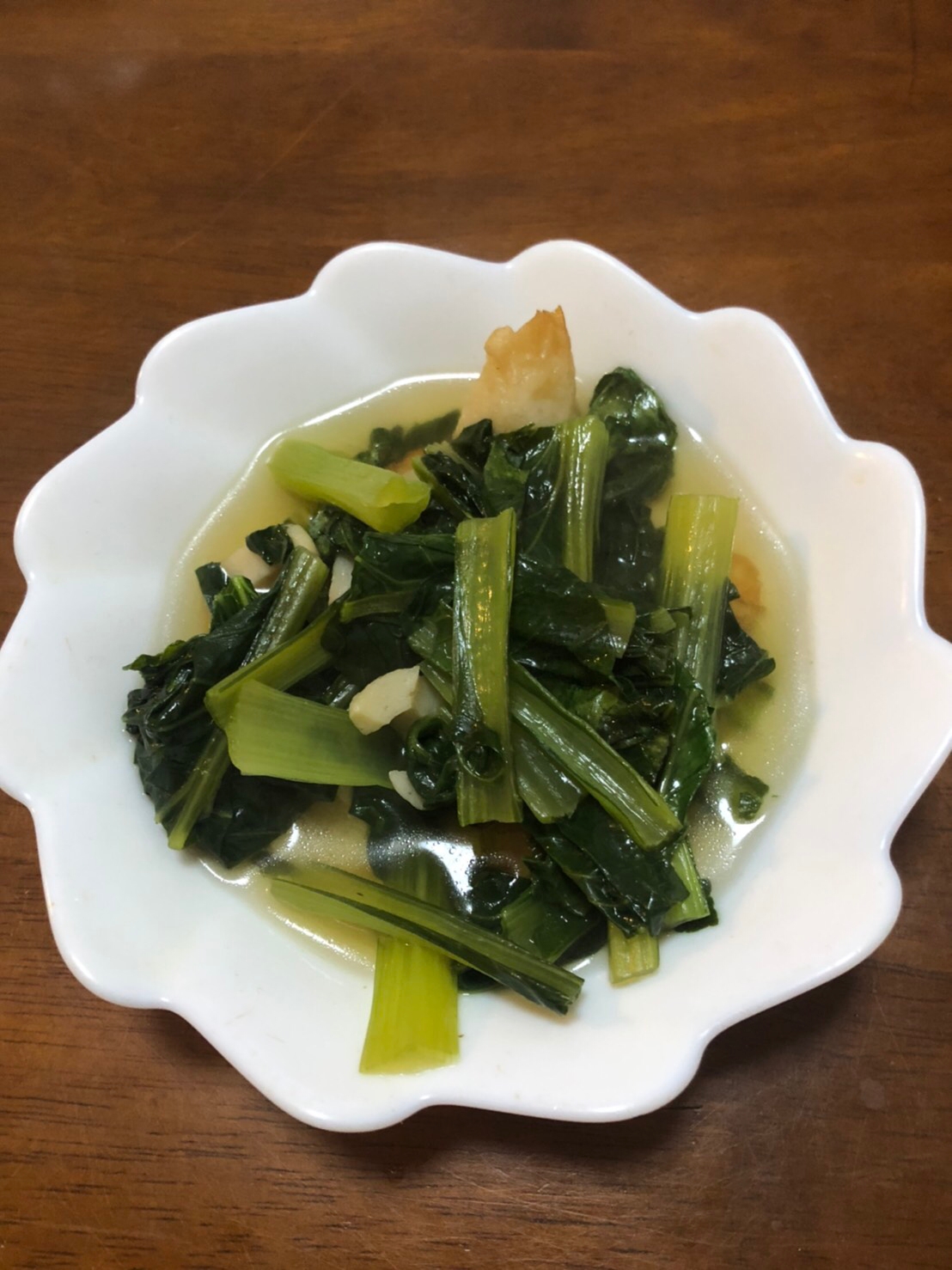 小松菜とちくわの煮物