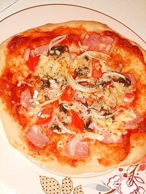 トッピング自由 手作り簡単ピザ レシピ 作り方 By なっころりん 楽天レシピ