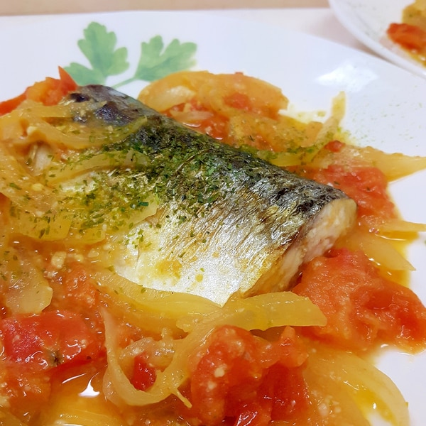 青魚をおいしく 塩サバのトマト味噌煮 レシピ 作り方 By Acchan66 楽天レシピ 青魚をおいしく 塩サバのトマト味噌煮 レシピ 作り方 By Acchan66 楽天レシピ