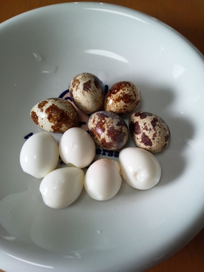 うずらの卵で作ってみました！
普通のたまごよりも更に短く出来て時短＆節約で助かります！
普通の卵でも作ります！！
ありがとうございました！