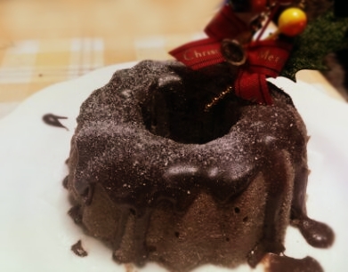 混ぜるだけ☆簡単チョコレートケーキ