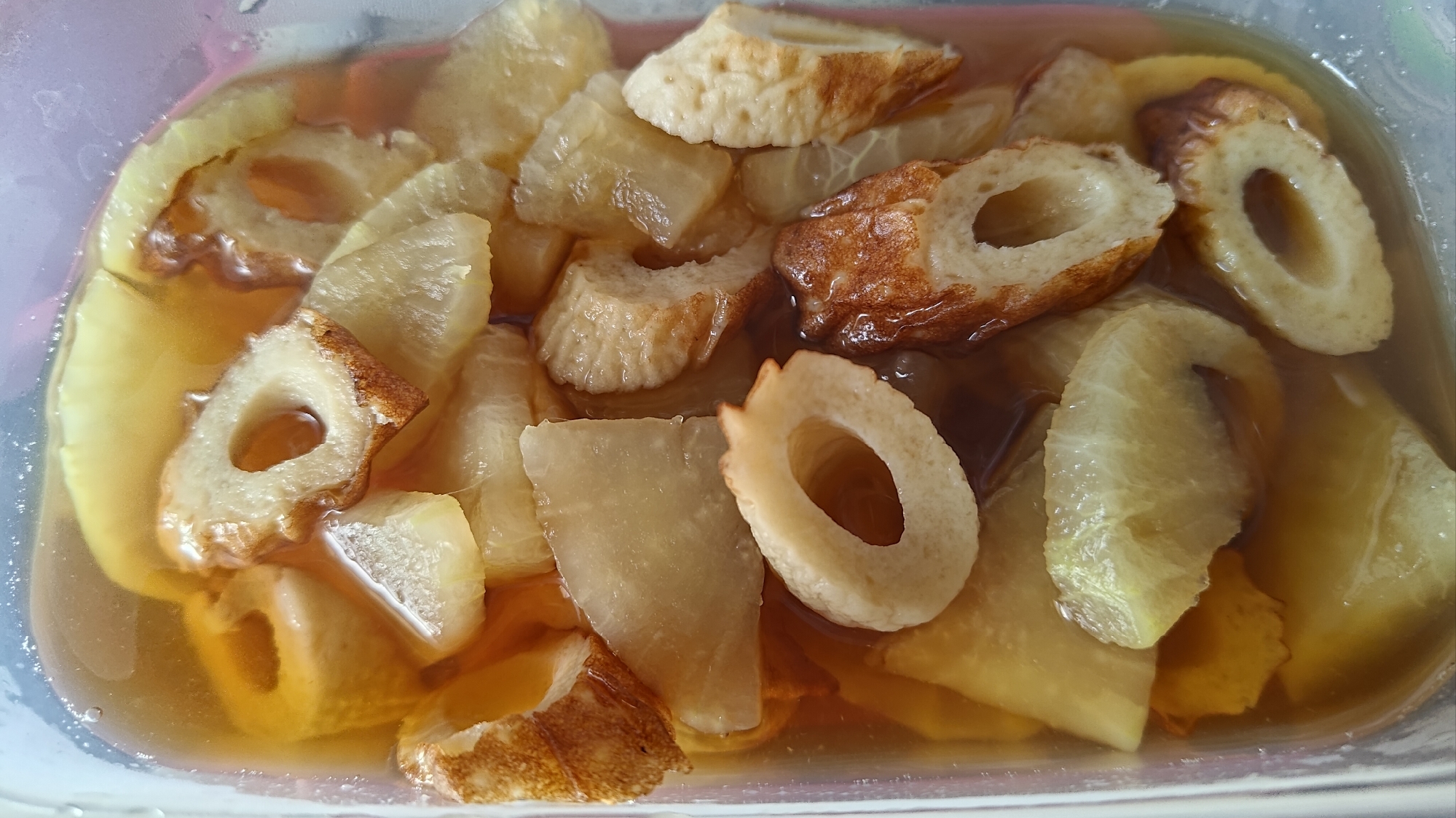 大根とちくわ煮物