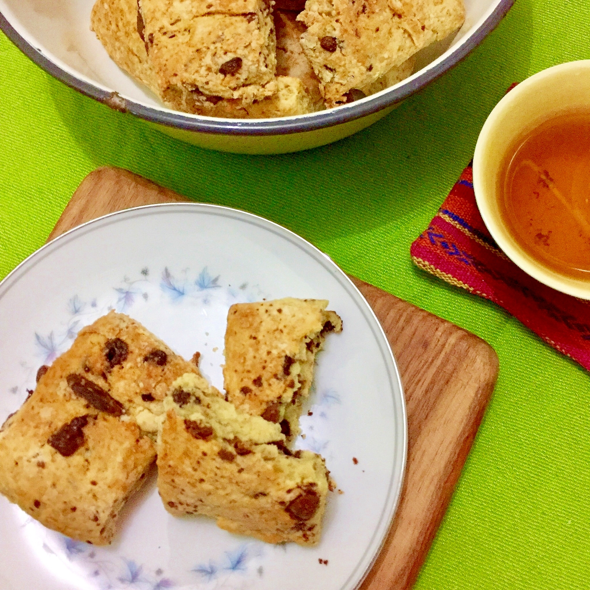 30分で！シンプルなチョコスコーン☆