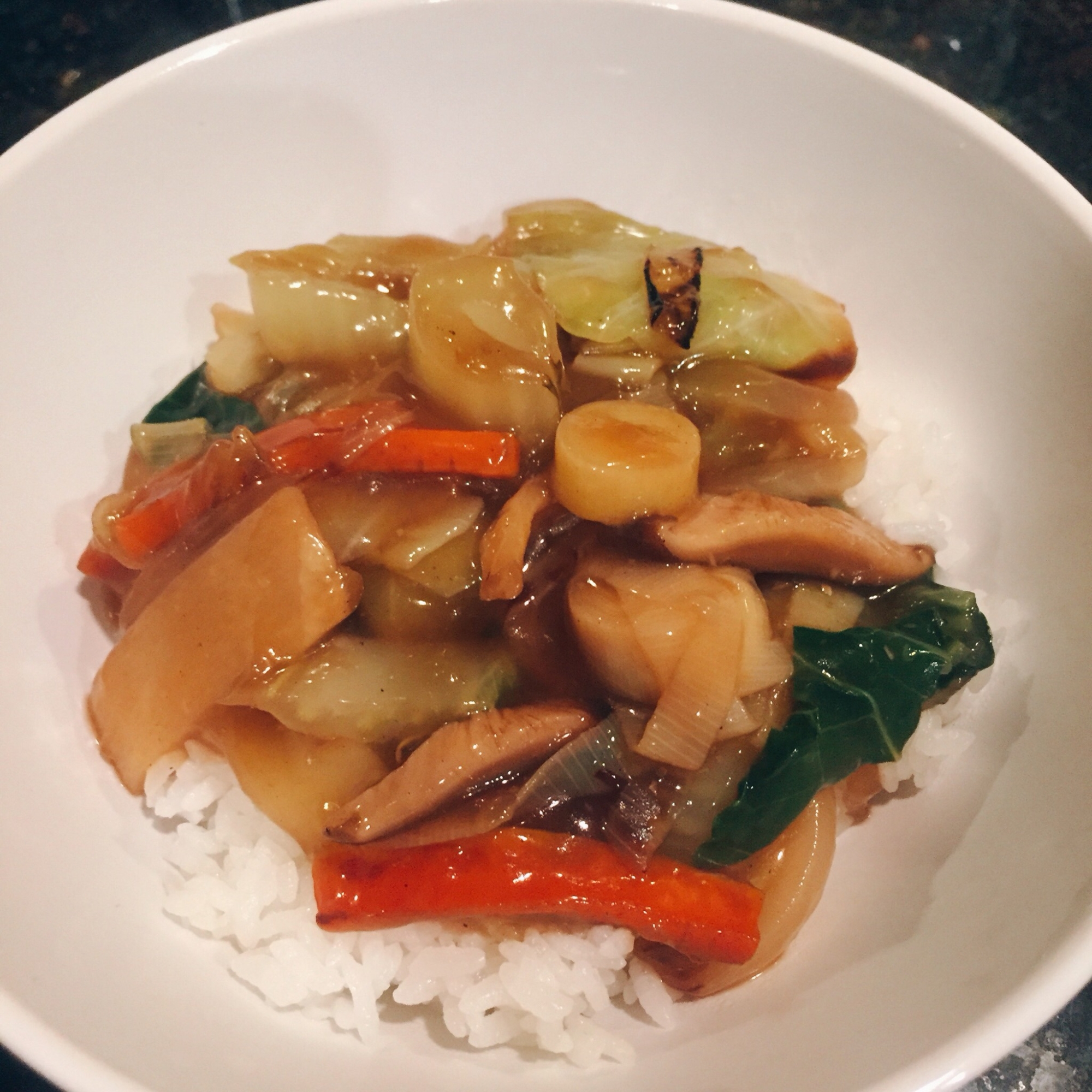 お肉なし☆healthyベジタブル中華丼