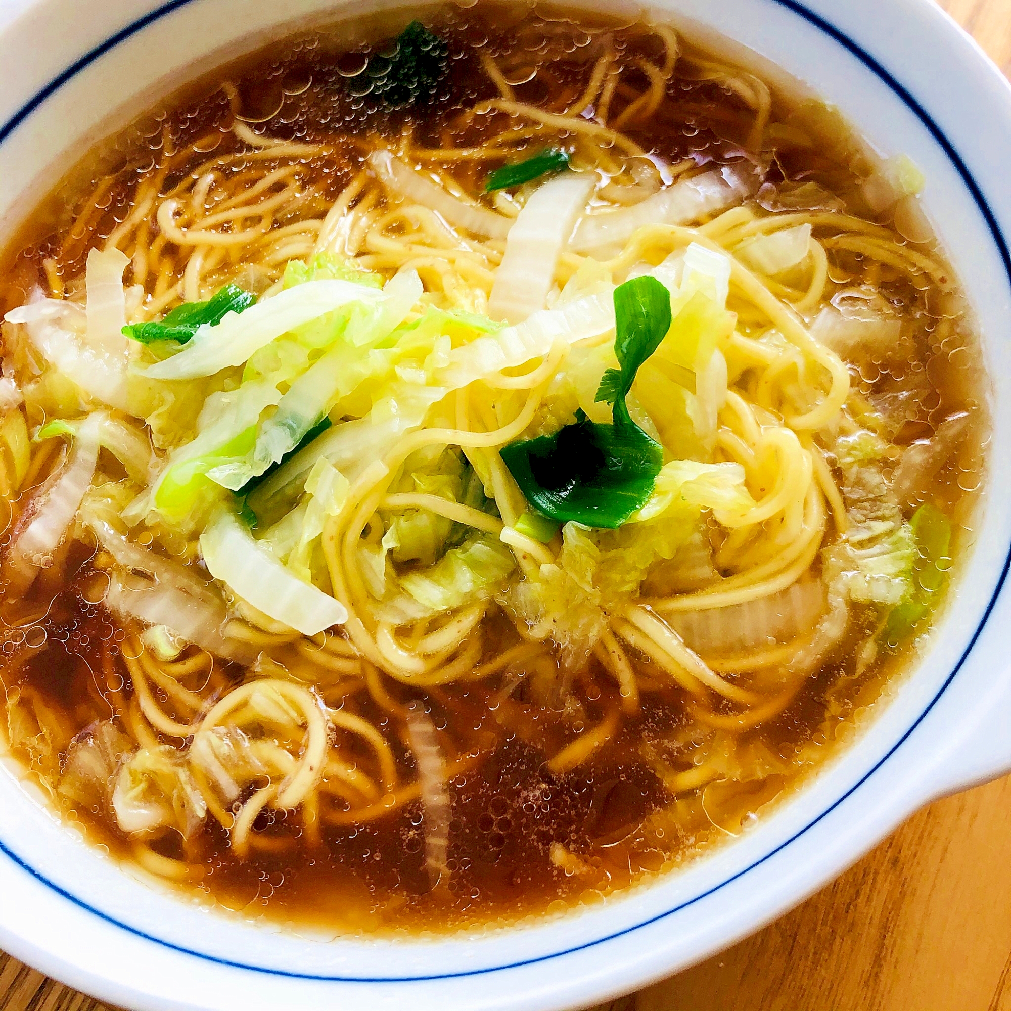 白菜のラーメン