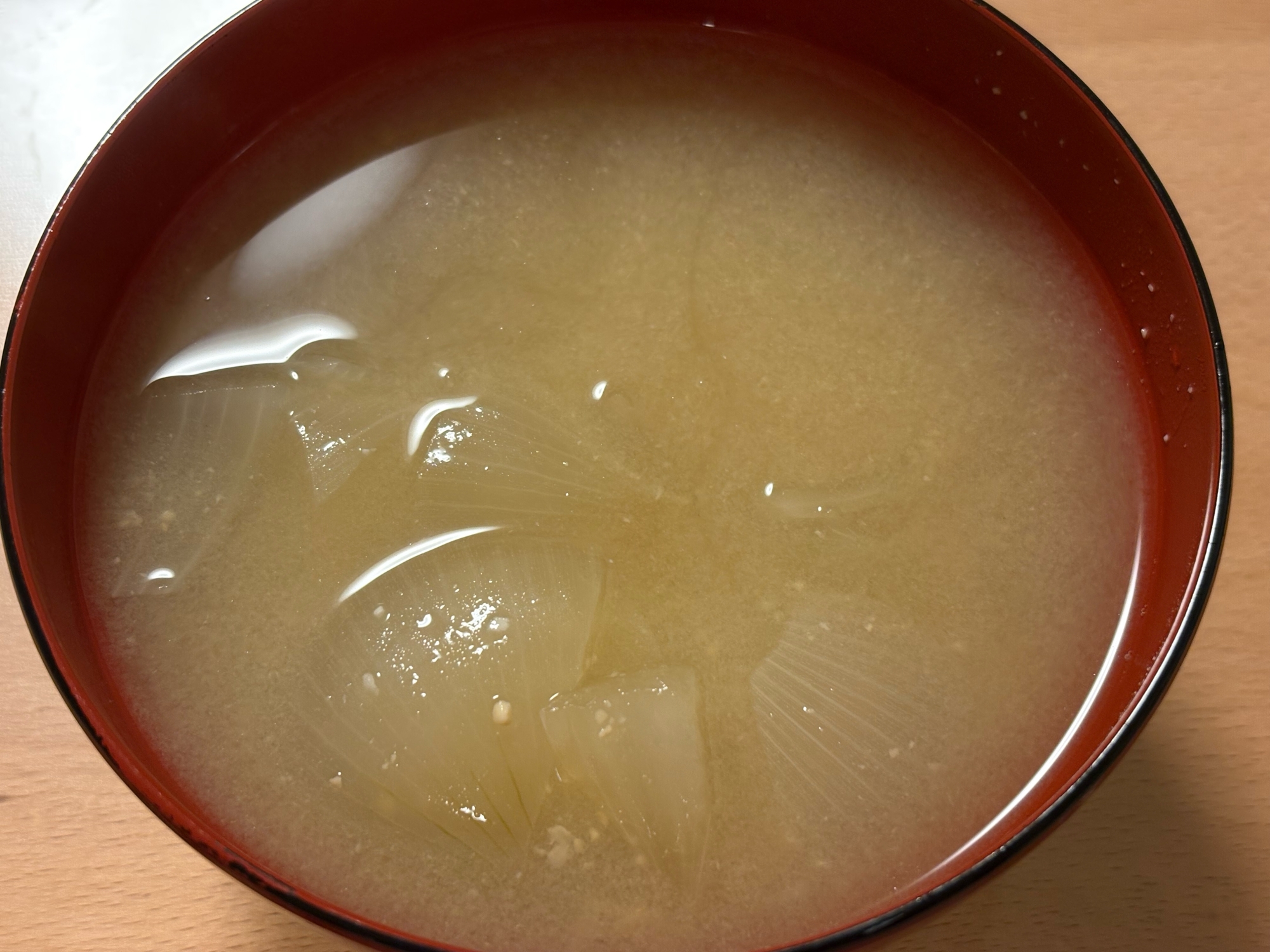 玉ねぎの味噌汁