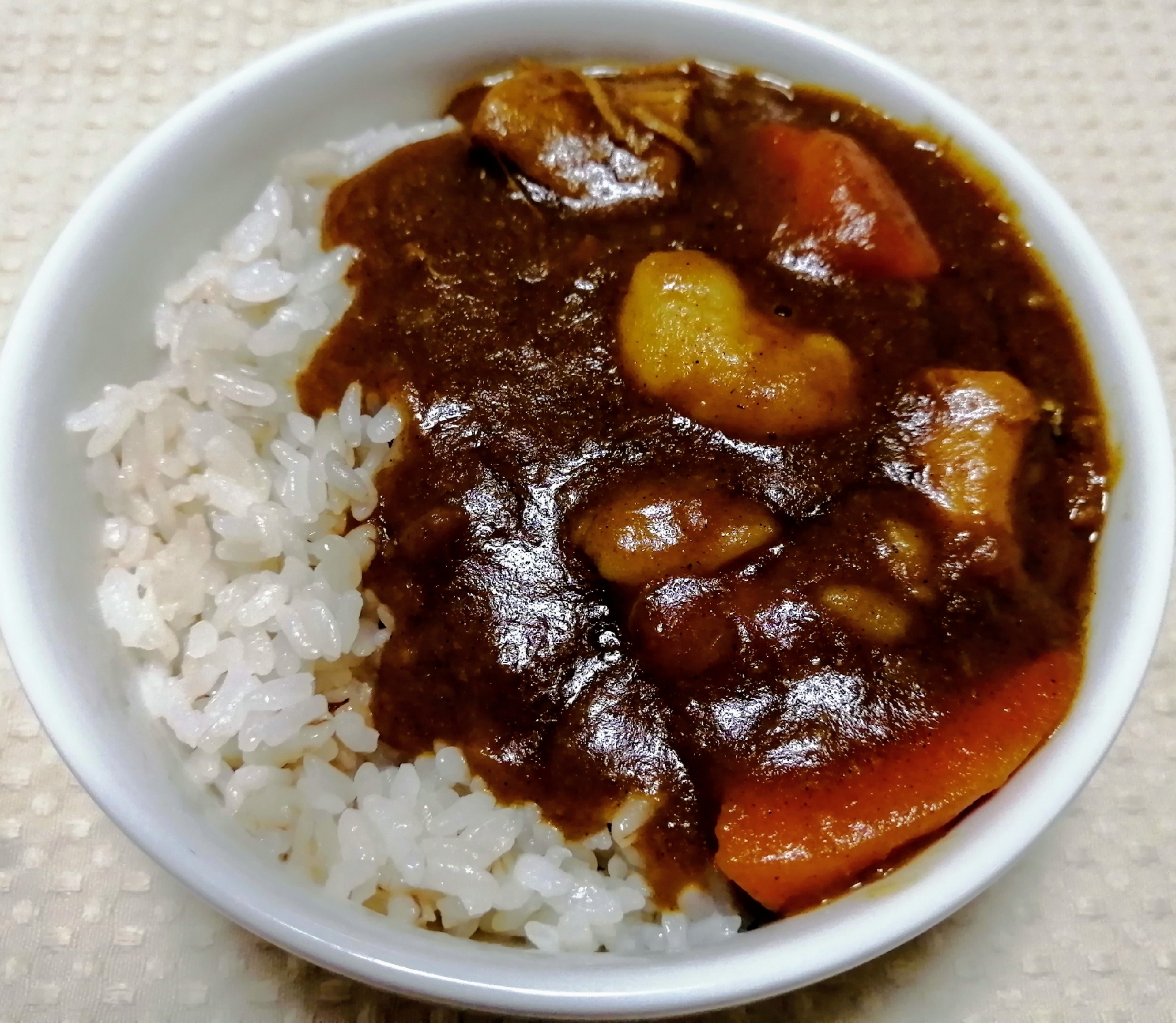 圧力鍋でチキンカレー