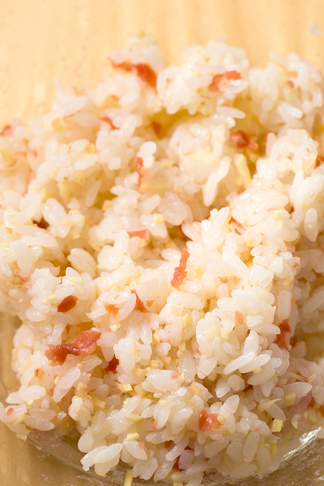 【浜内千波考案】減塩!お弁当にも!しょうが梅干ご飯