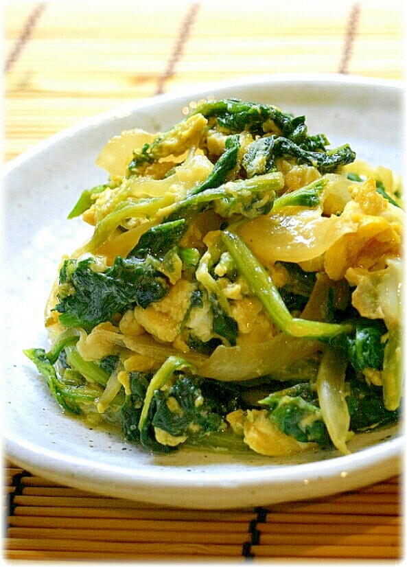 ほうれん草と玉ねぎの卵炒め レシピ 作り方 By Nori Noko 楽天レシピ ほうれん草と玉ねぎの卵炒め レシピ 作り方 By Nori Noko 楽天レシピ