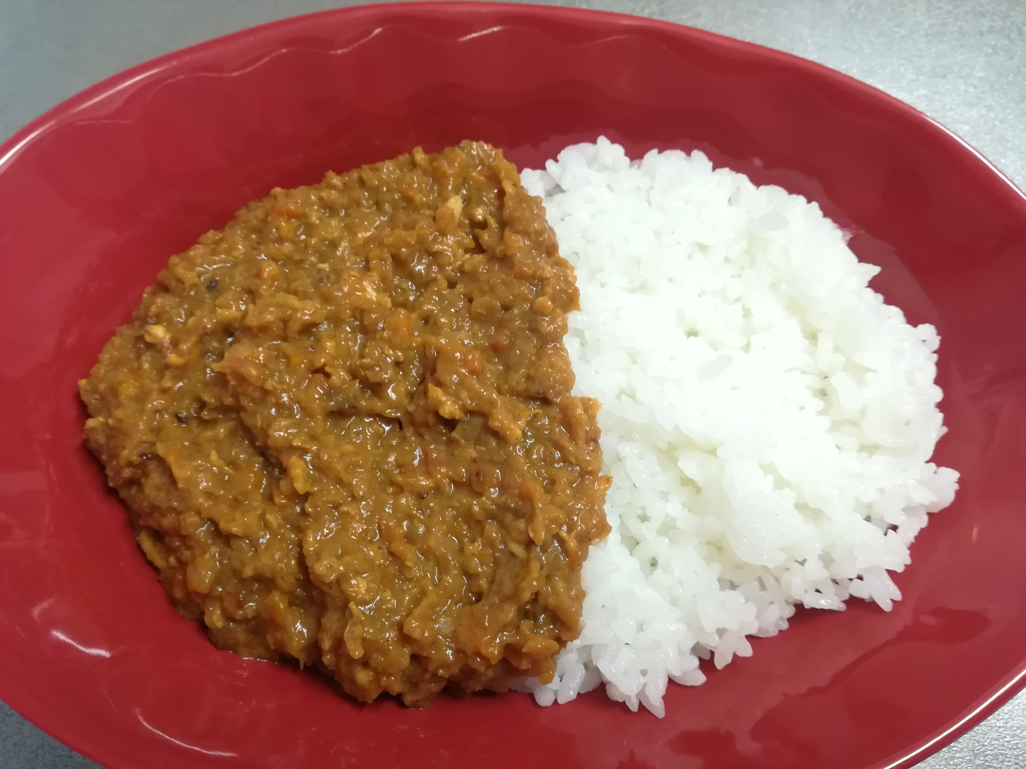 さつまいも入りキーマカレー