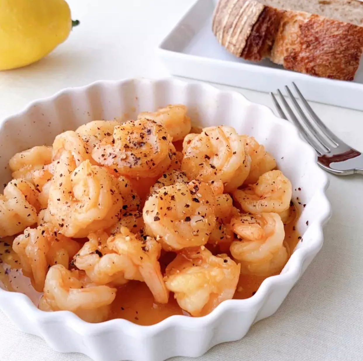 えびのガリバタレモン醤油