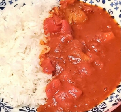 スパイスで作るトマトチキンカレー＋＋