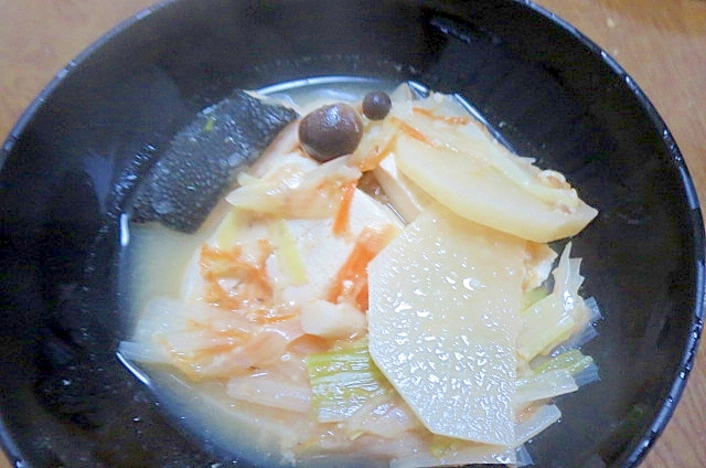 ぶりの味噌鍋