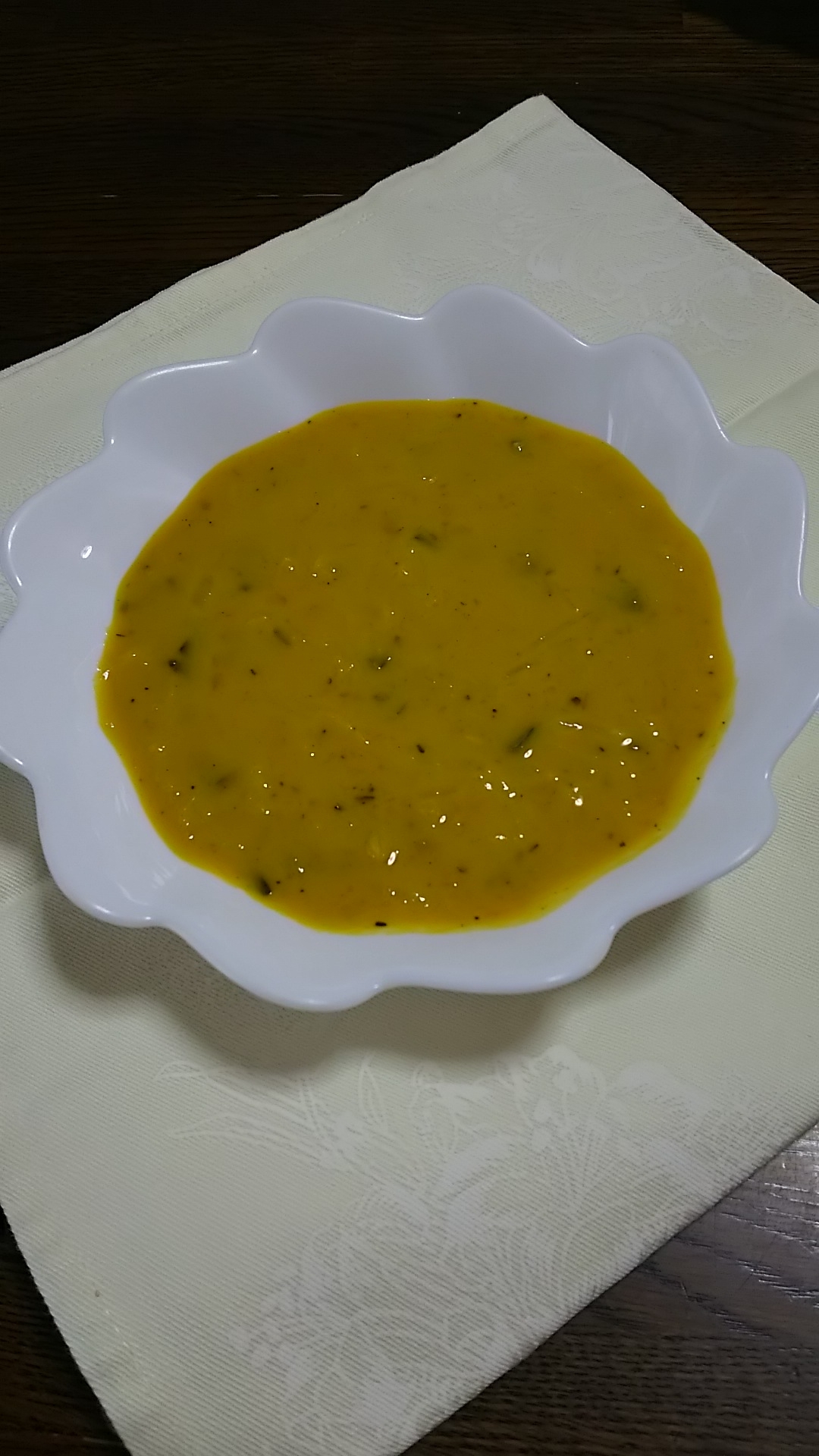 冷たい簡単かぼちゃのスープ