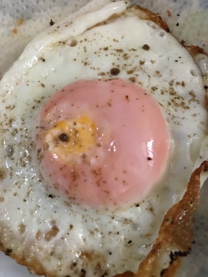 おしゃれな目玉焼きで、美味しかったです！