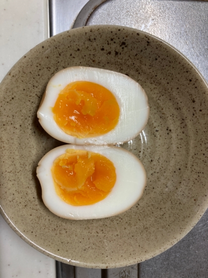 １時間で食べられる味玉✿