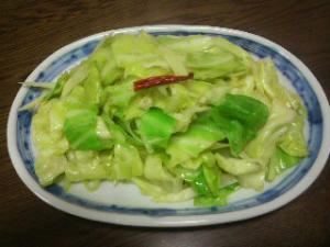 野菜でもう１品♪　アンチョビ＆キャベツ