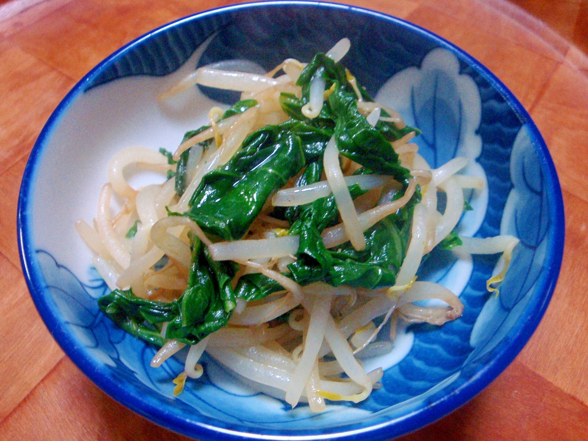 小松菜ともやしの炒め煮　もやし消費に