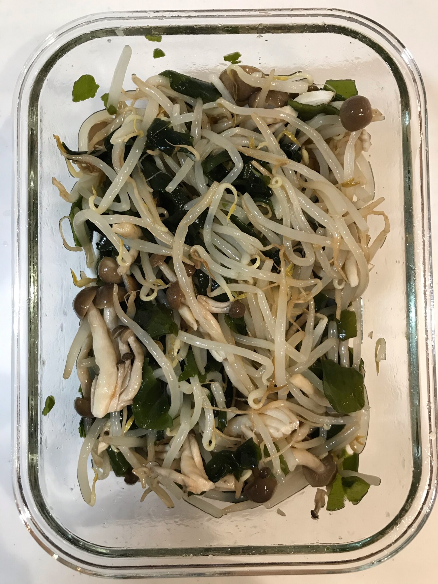 もやしとしめじ、わかめの中華風酢の物 レシピ・作り方 by うーきち