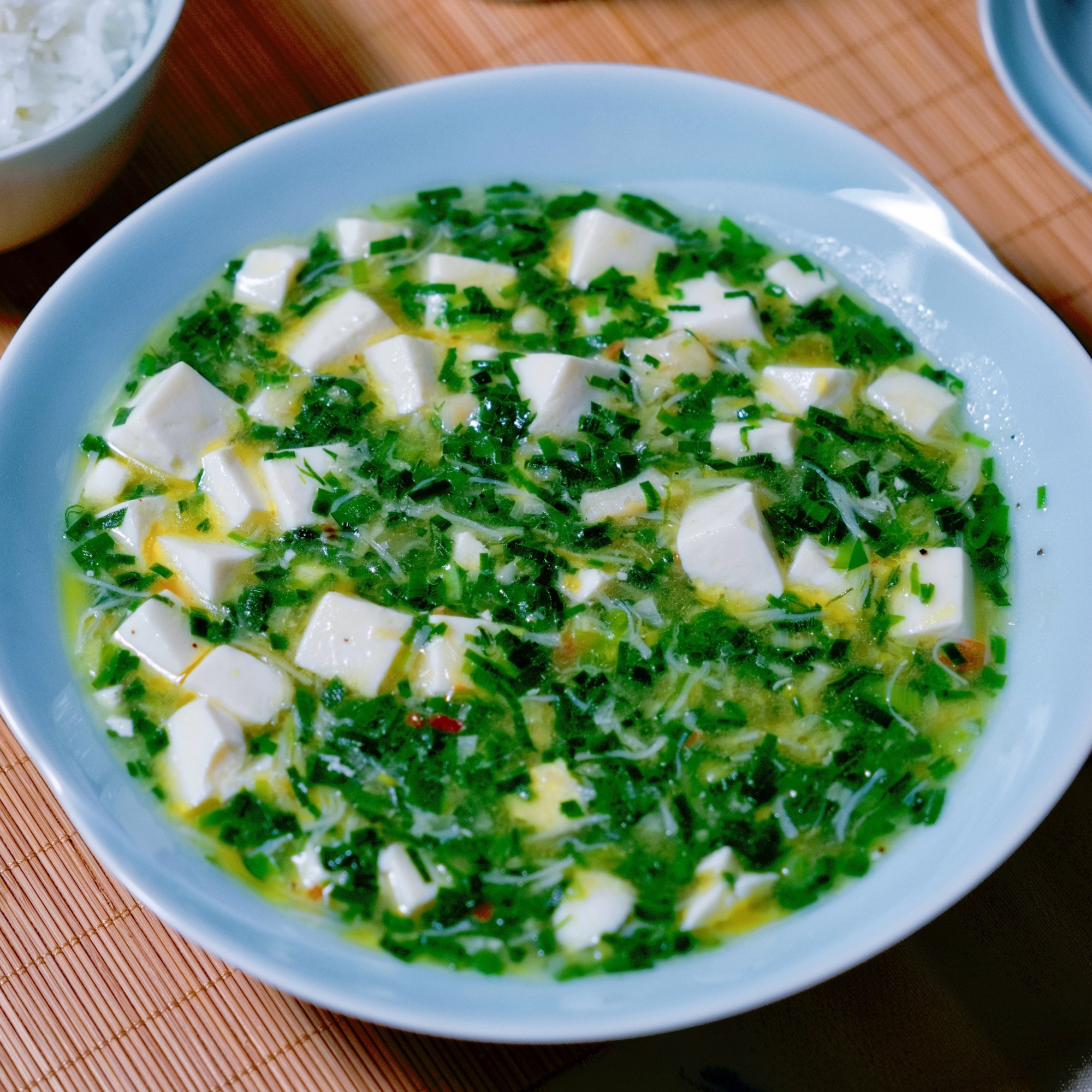 豆腐、にら、ほたて缶のとろみ煮【中華・副菜】