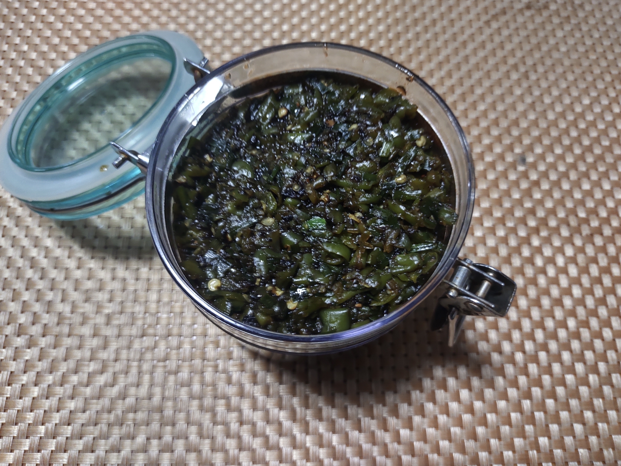 ししとうとニラの佃煮風