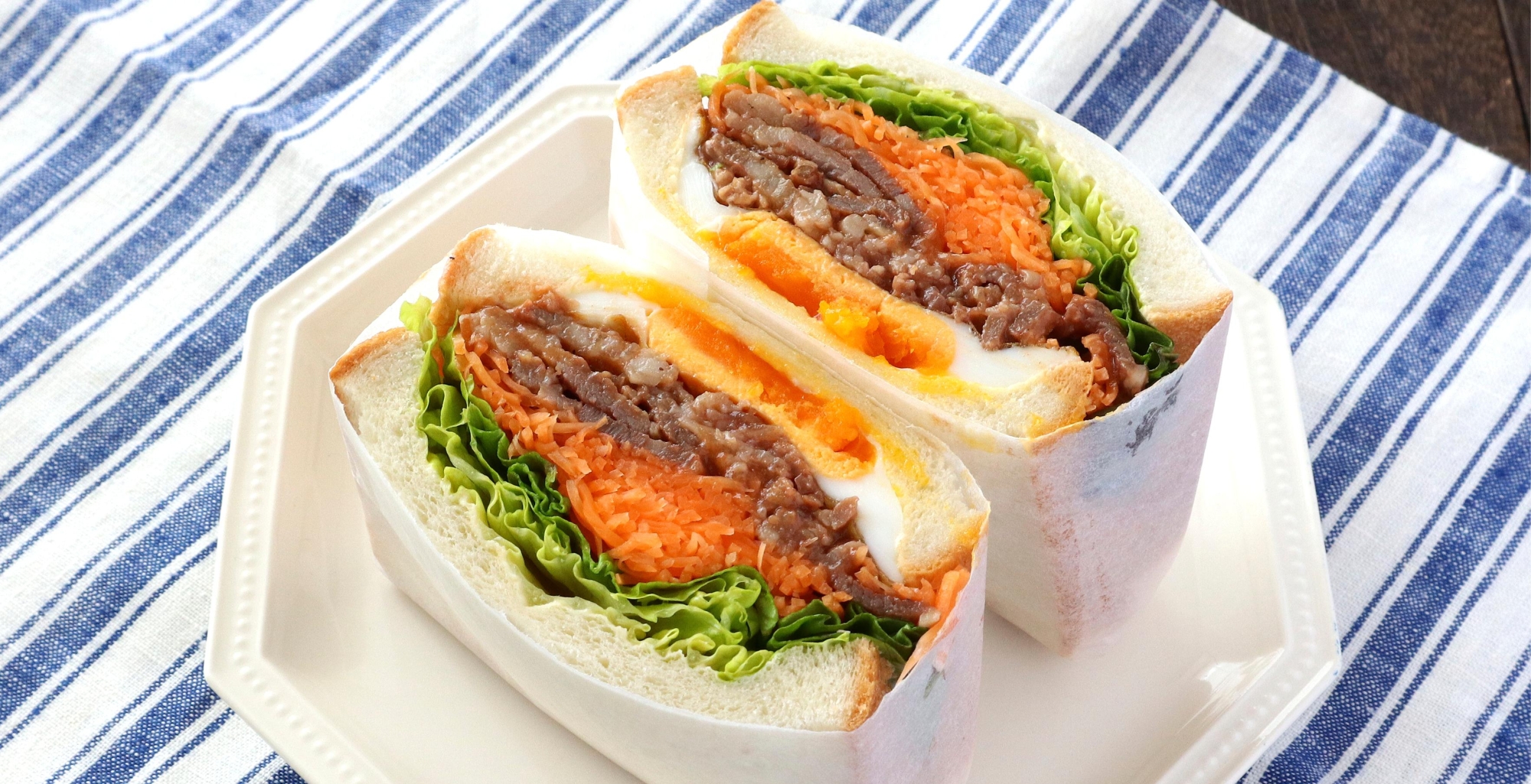 ボリューム焼き肉サンド
