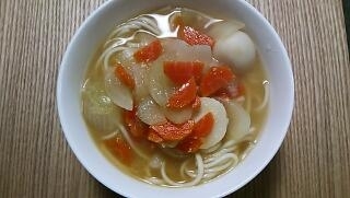 寒い日には根菜たっぷりの味噌煮込みうどん♪