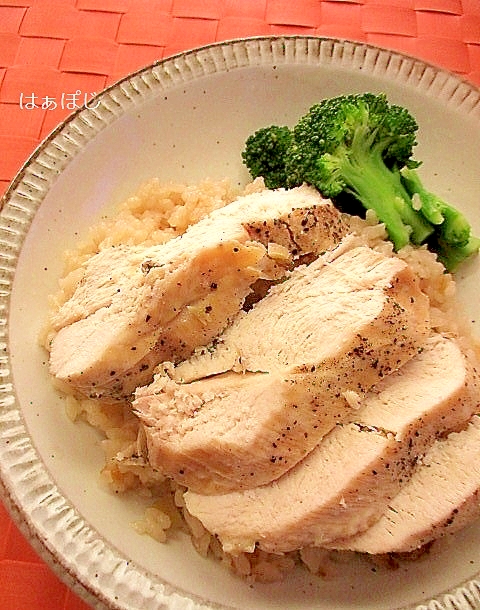 のせて炊くだけ！鷄むねごはん