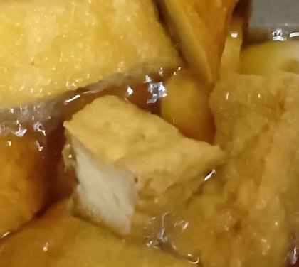 厚揚げ甘辛煮物