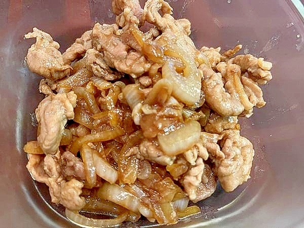 かんたん豚しょうが焼き丼の具