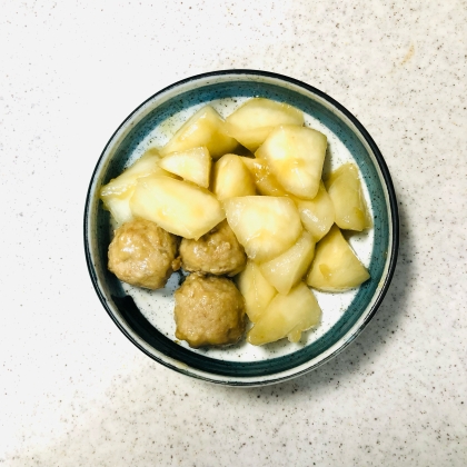 かぶと肉団子の煮物