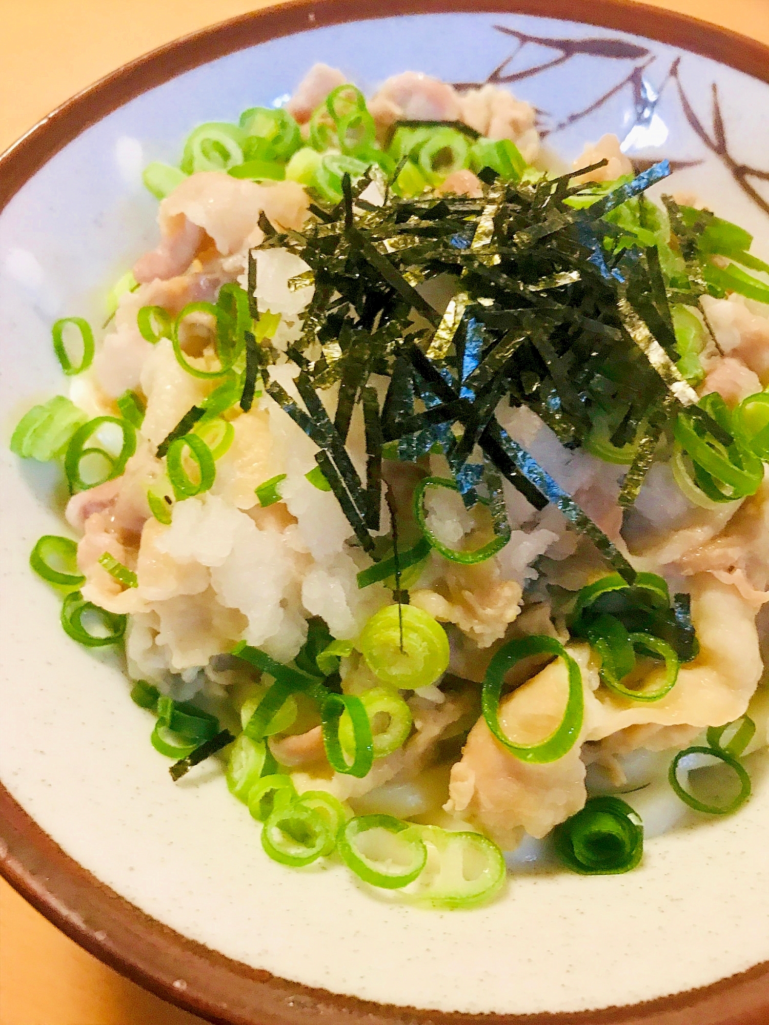 ぶっかけうどん系●おろし＆ポン酢で頂く豚肉うどん