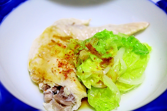 鶏と白菜の水炊き