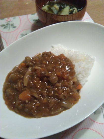 キーマカレー♪