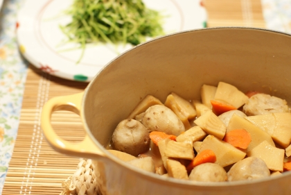 竹の子と里芋の煮物