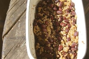 稗と小豆のピクルス