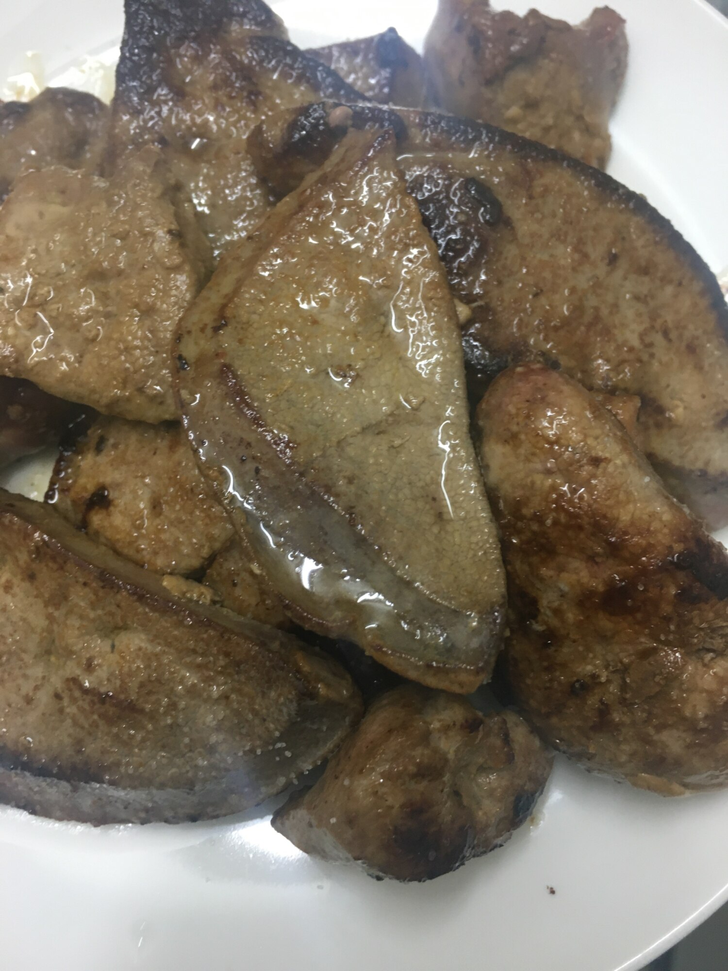 レバーの塩焼き レシピ 作り方 By かぴふらわー 楽天レシピ