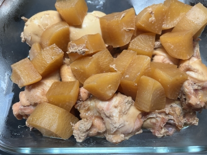 【炊飯器で簡単】手羽元と大根のとろとろ甘辛煮