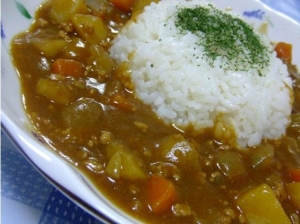 挽き肉カレー