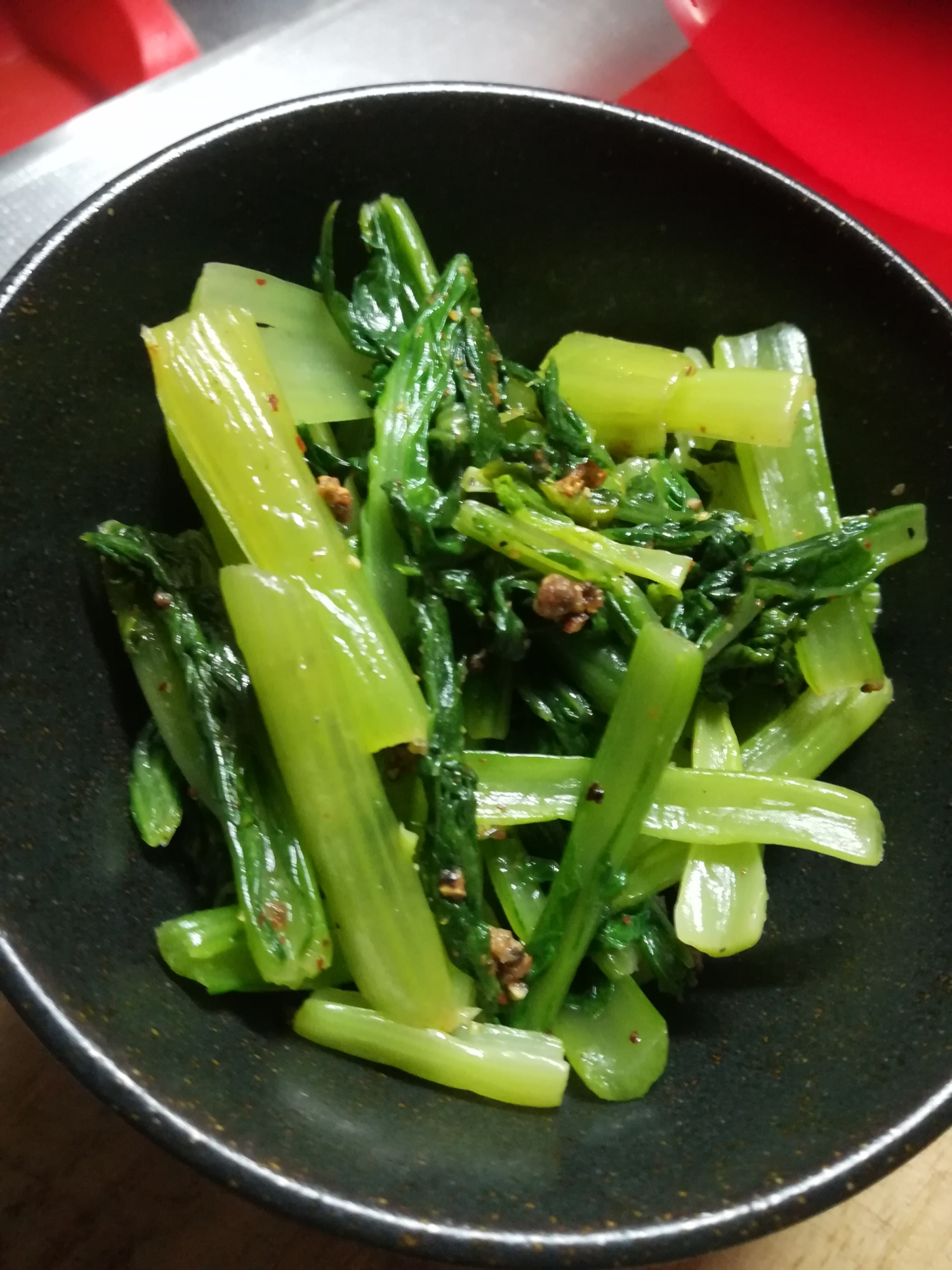 小松菜のシャンタンお浸し レシピ 作り方 By Momiji Mama 楽天レシピ