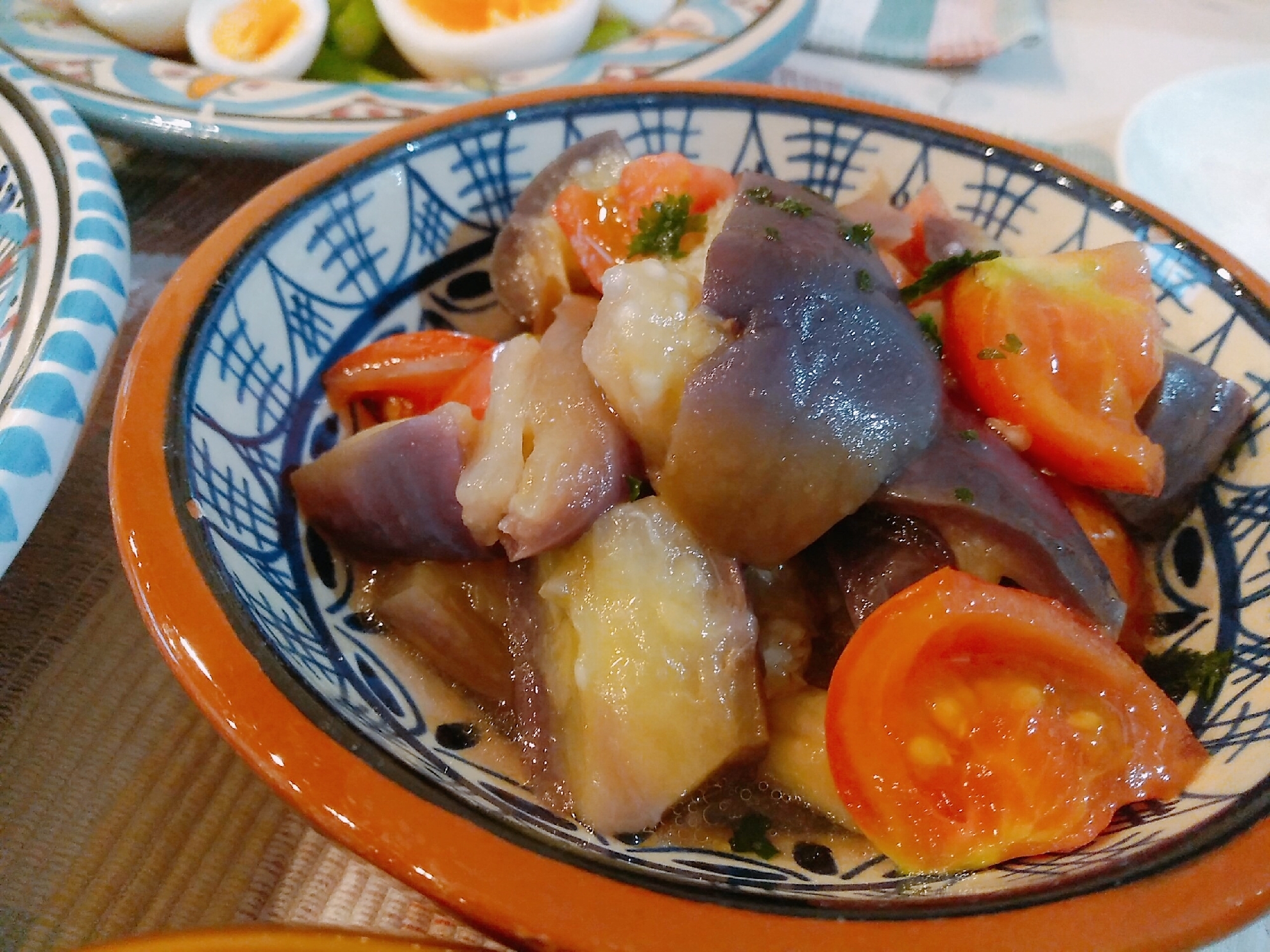 レンジで簡単！トマトとナスの絶品マリネ☆