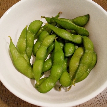 夏の定番　枝豆