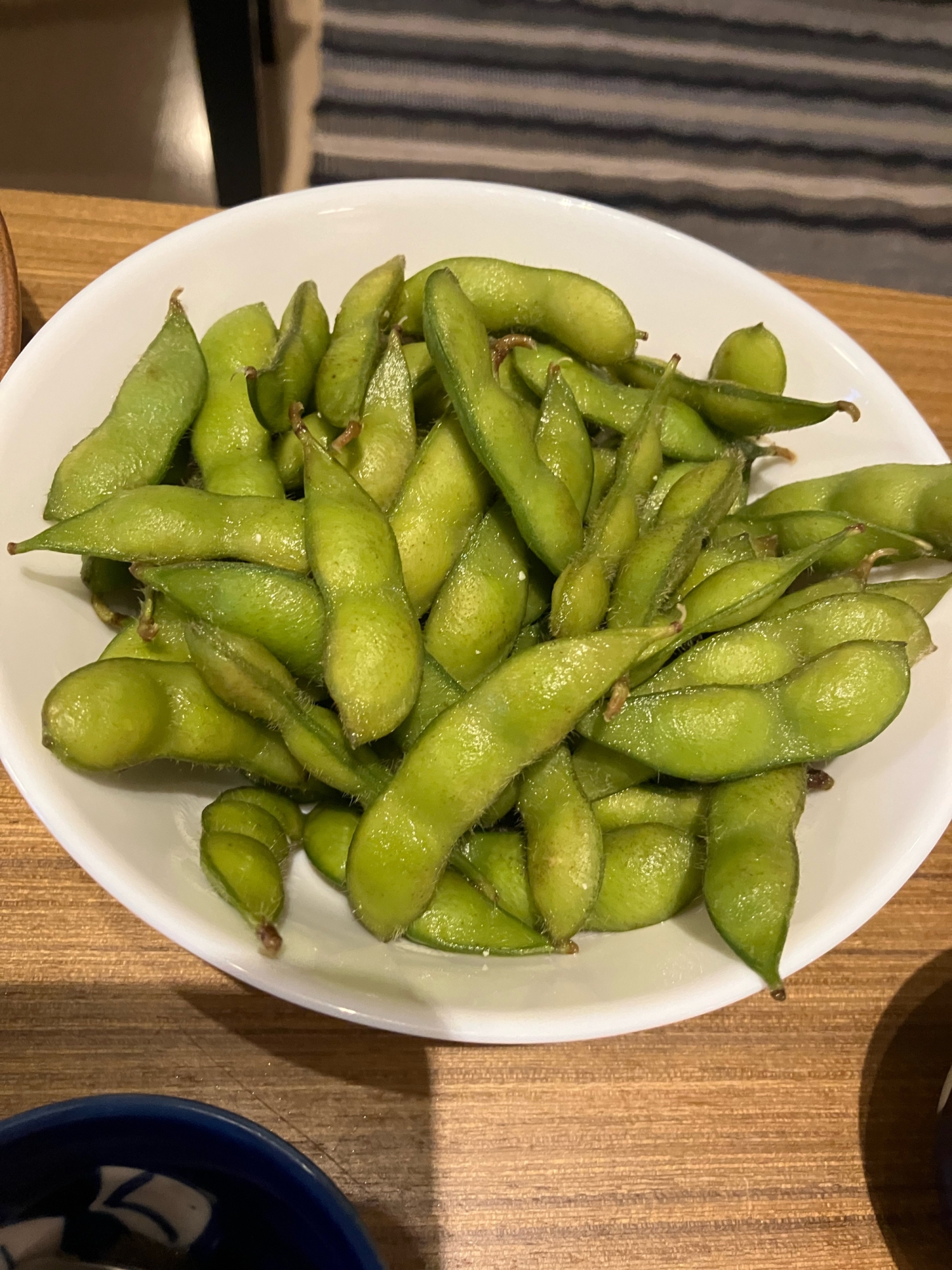 蒸し焼き枝豆