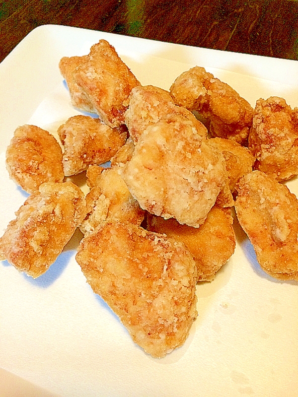 冷めても美味しい☆チーズ風味のから揚げ