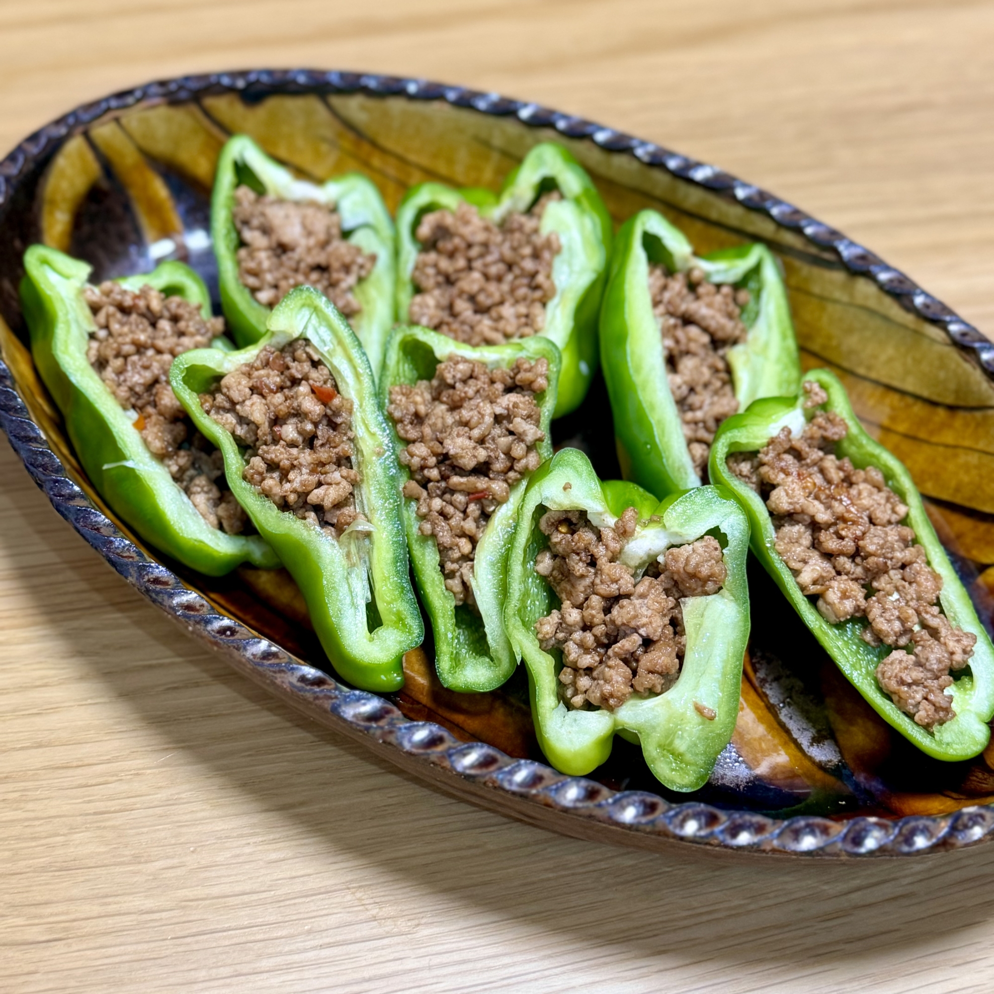 食感バツグン！ピーマンの肉詰め