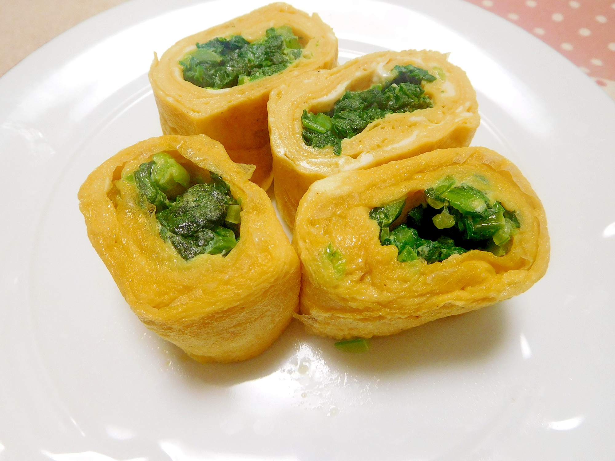 青菜の卵焼き